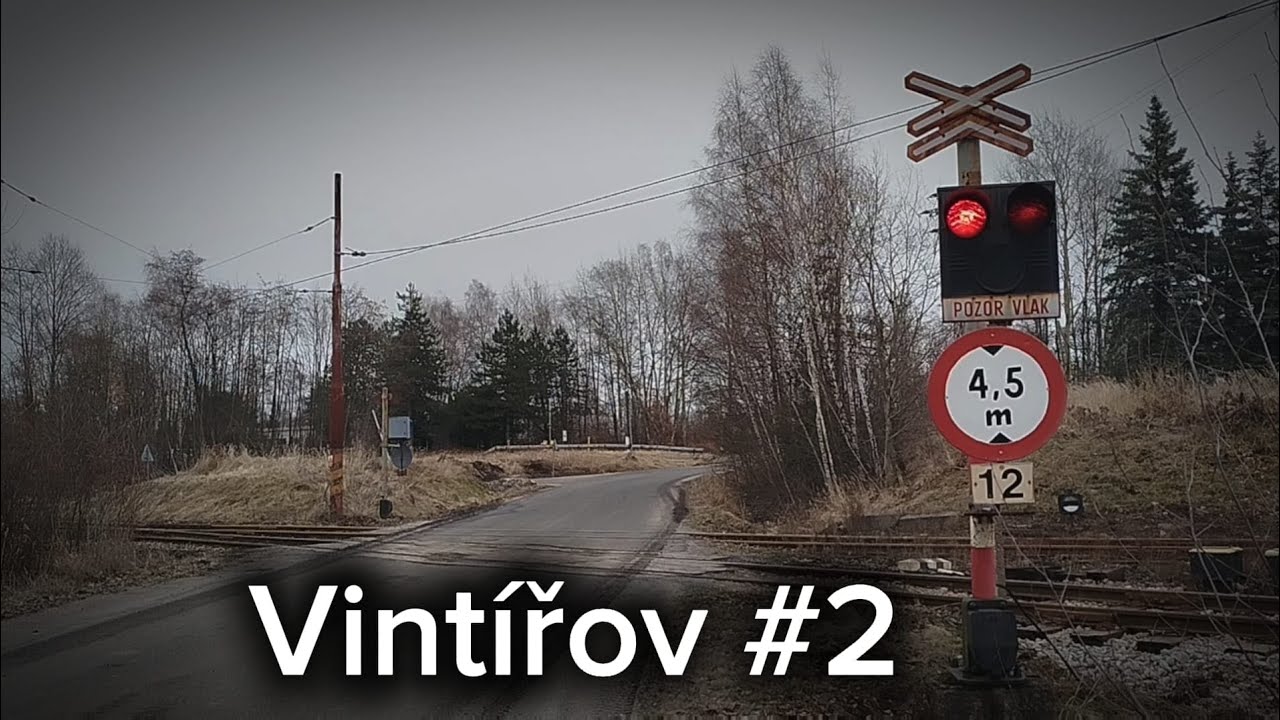 Železniční přejezd Vintířov #2 (vlečka) / Railroad Crossing Vintířov #2 