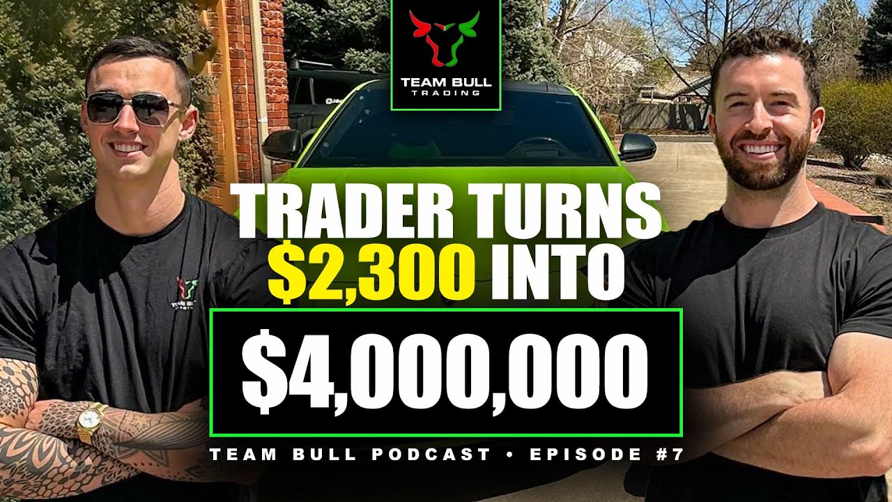 Trader Turns $2,300 into $4,000,000+: The Team Bull Podcast Episode 7 with Special Guest Sean Dekmar