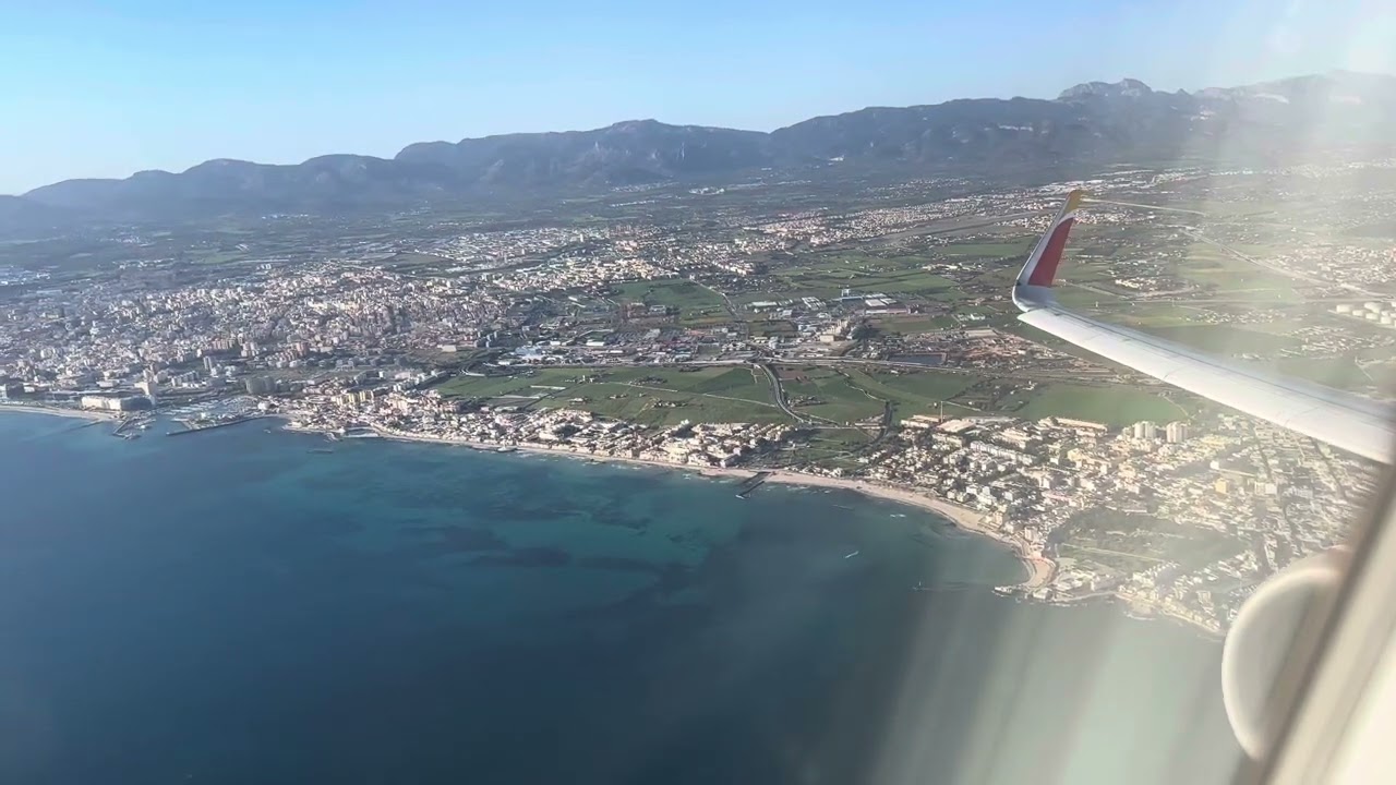 Iberia Airbus 321 Neo takeoff Palma de Mallorca
