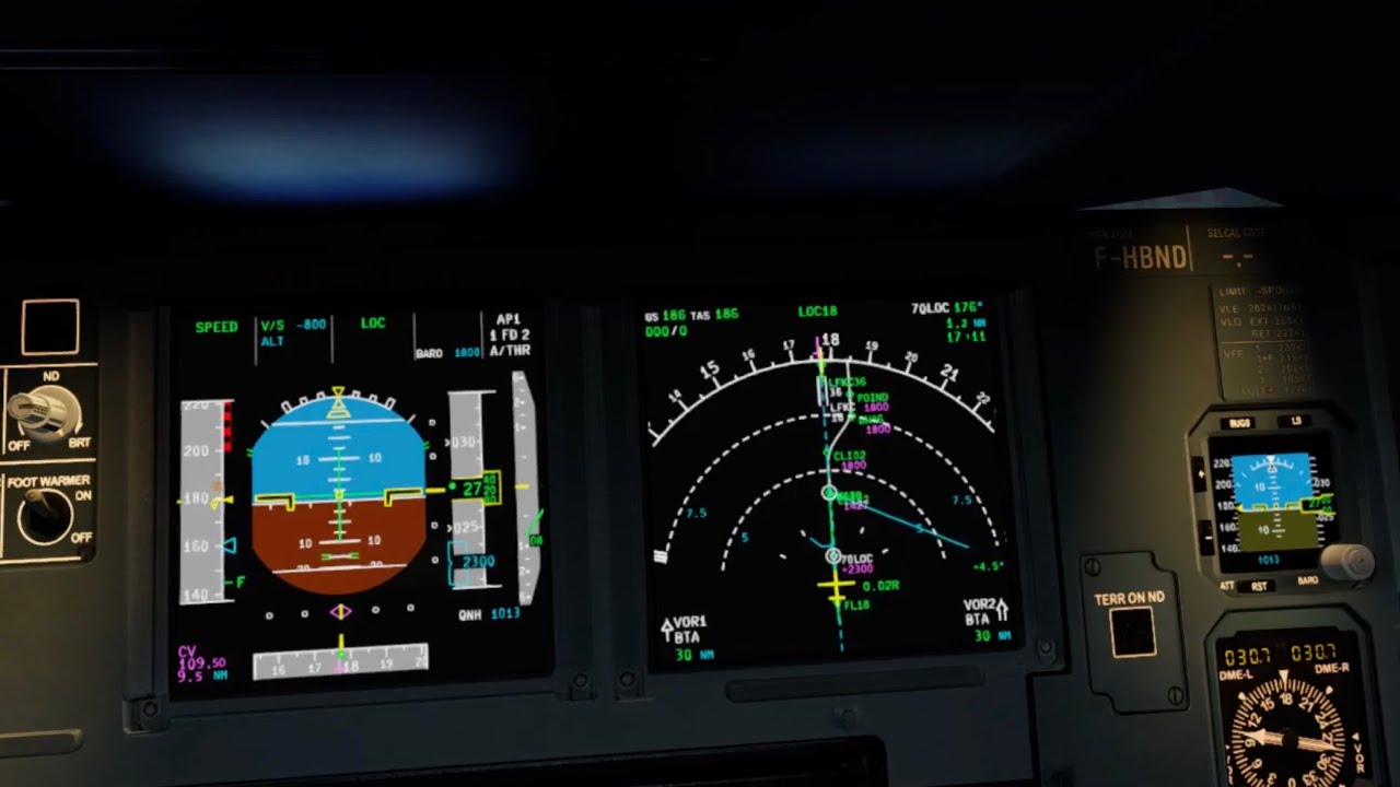 Visual 36 à CLY (Calvi) - A320