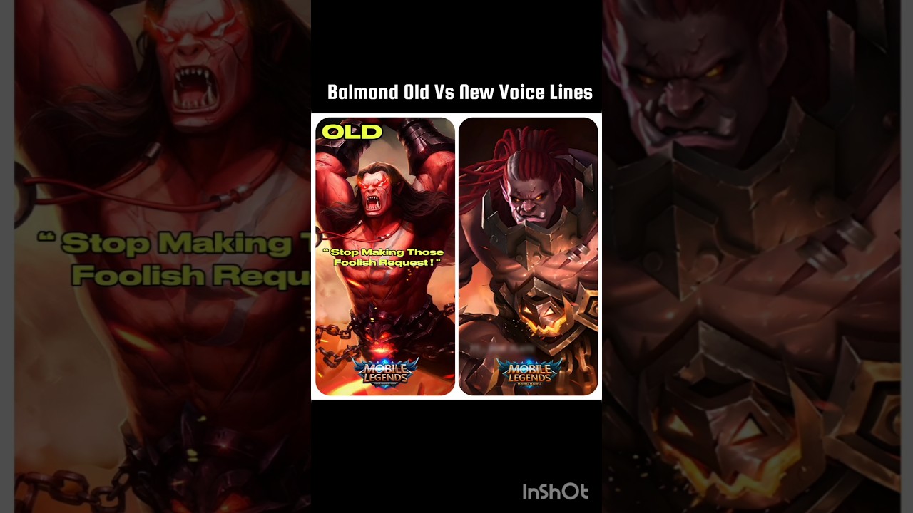 Balmond old vs New voice lines 🥺🥺 #shorts #ytshorts #shortsfeed