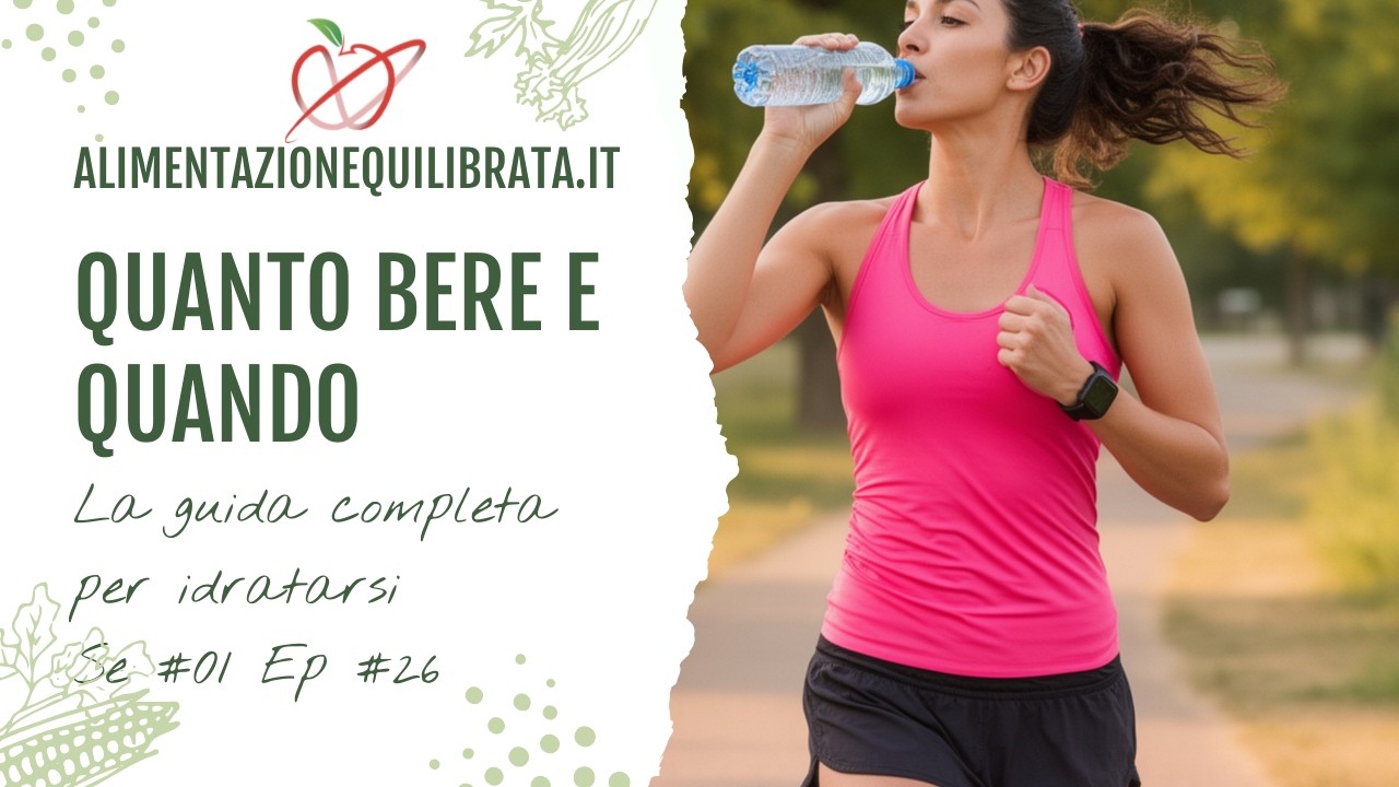 Se 01 Ep 26 - Quanto bere e ogni quanto d’estate? La guida completa per idratarsi correttamente