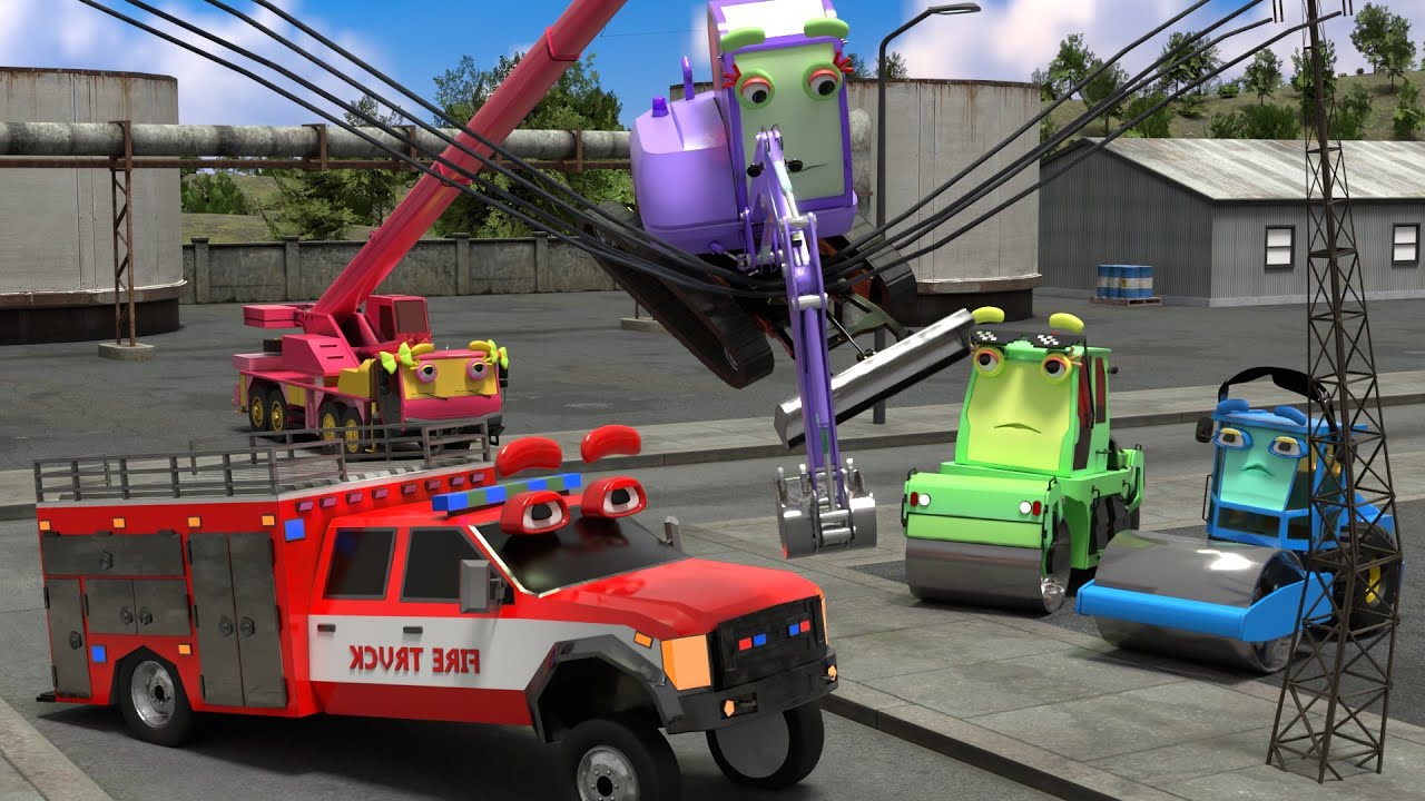 Power Dance Chaos! Pixie Spins Wild with Rolly, Daisy, Candy & Crabby ⚡🔥🚒