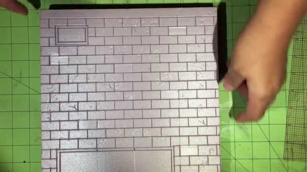 015. Tutorial - Diorama Brick Walls from Start to Finish