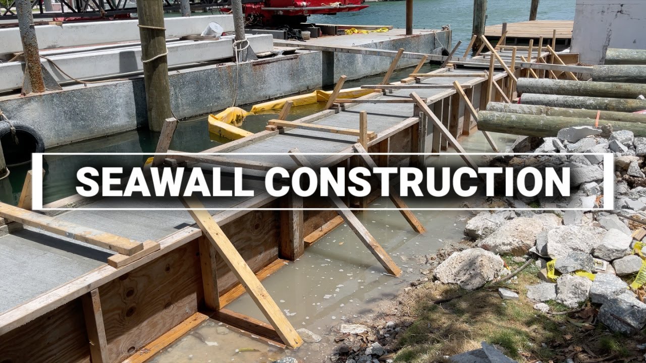 How Seawalls Are Made In Miami Beach