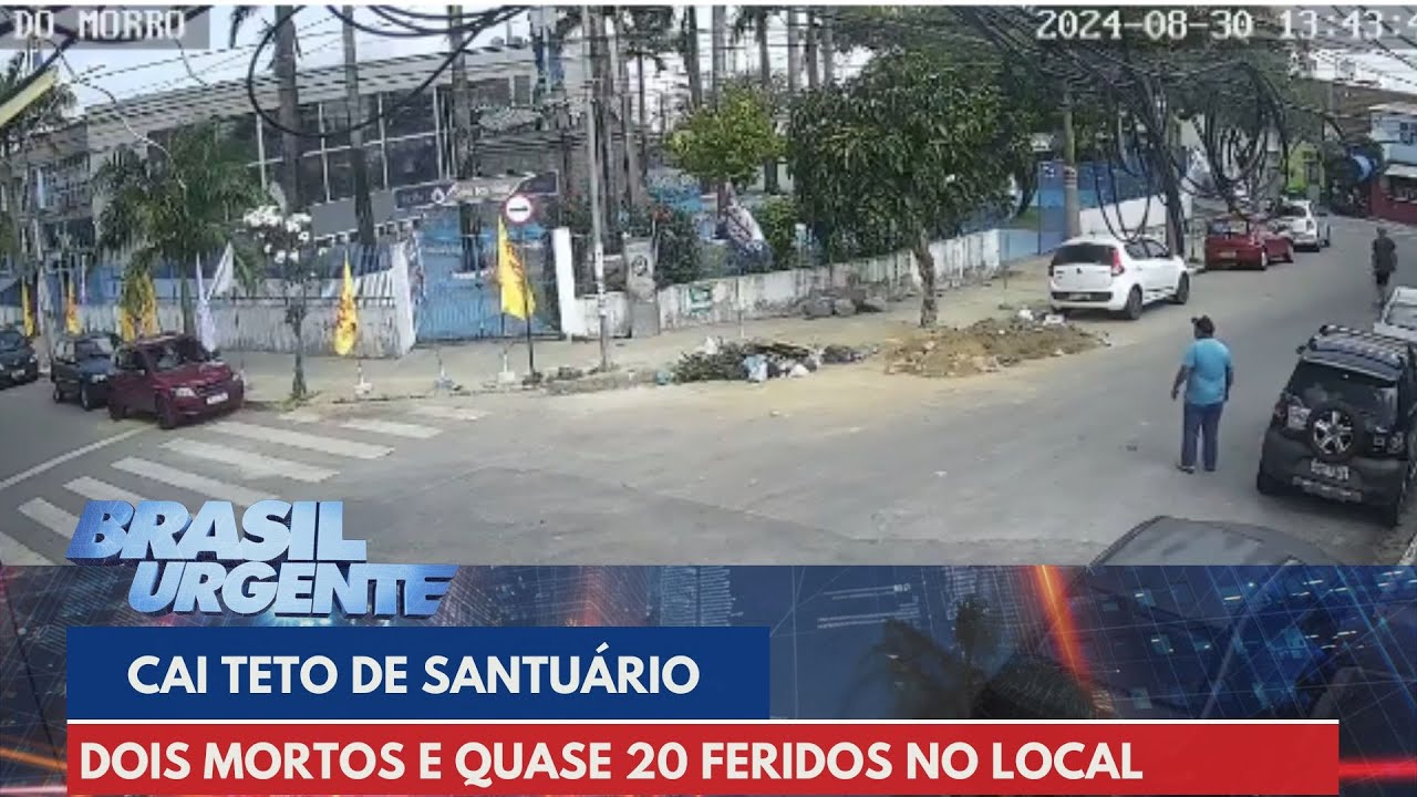 Teto de santuário em Recife desaba e deixa mortos e feridos | Brasil Urgente