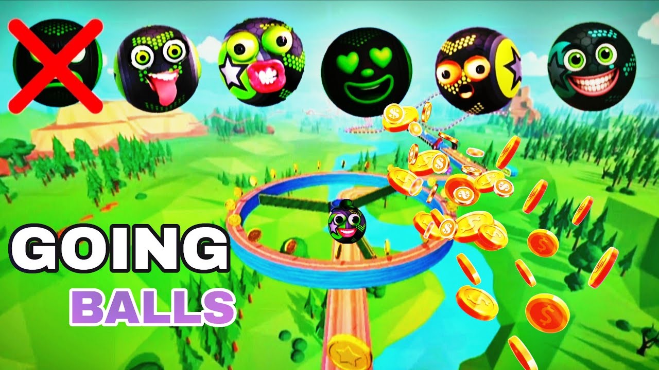 GOING BALLS PORTAL RUN  NEW HARD LEVELS CHALLENGE SPEEDRUN Infinity Gaming JR