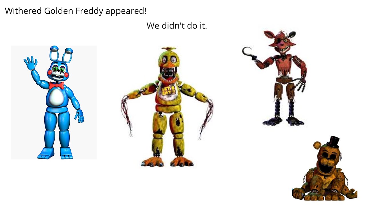 Failed 6 Nights… 😱 Withered Golden Freddy Appeared! 👻💀