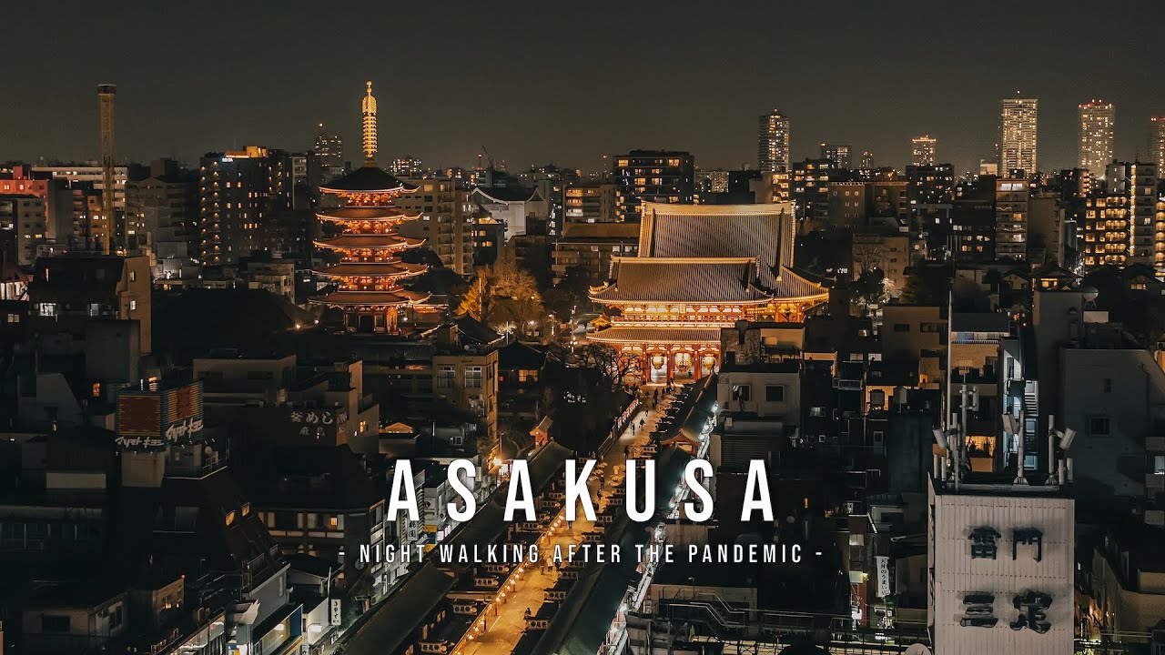 TOKYO ASAKUSA Night Walking | LUMIX S1H BRAW