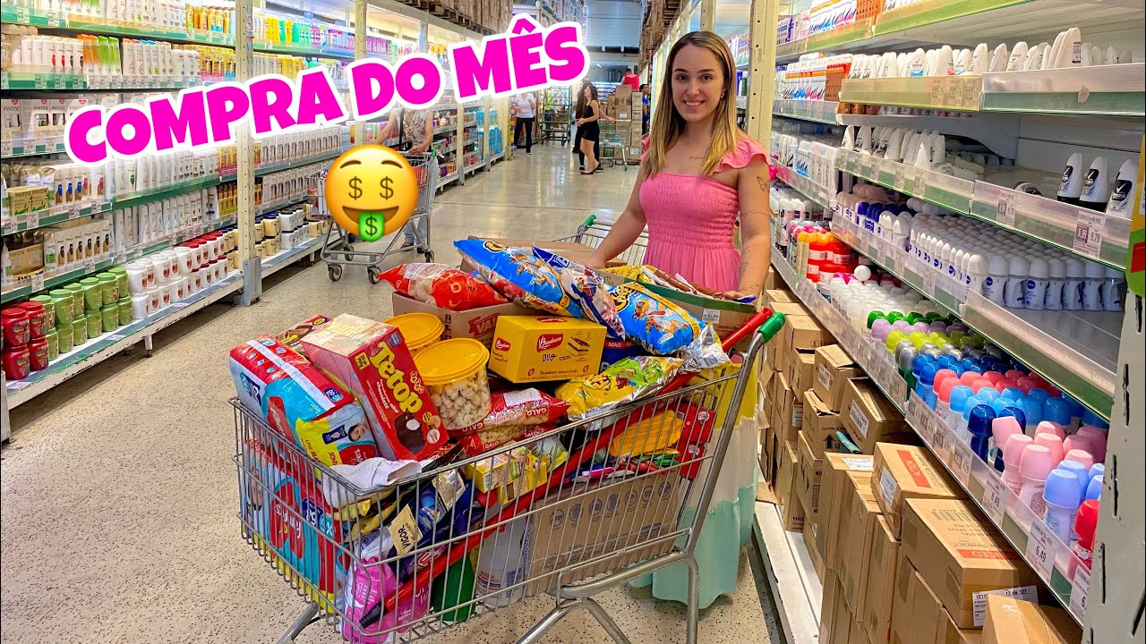 COMPRA DO MÊS NO ATACADÃO 🤑COMPENSOU?