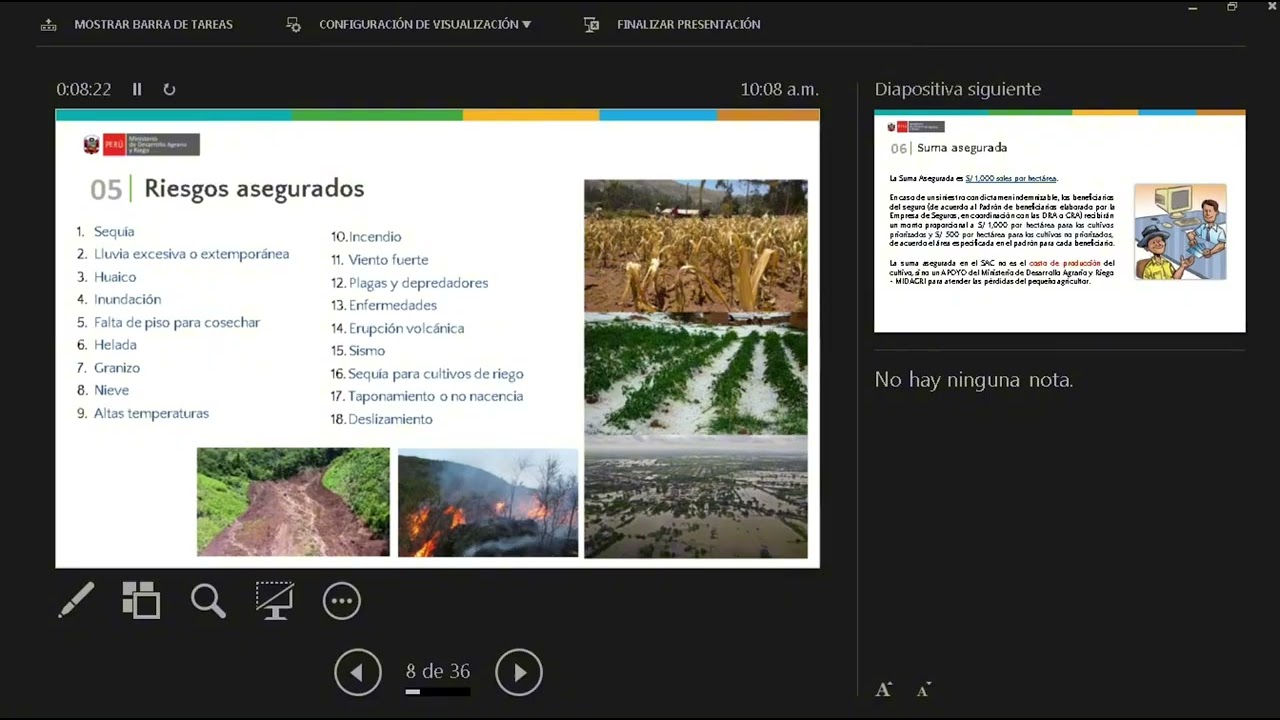 Capacitación de Seguro Agrícola - Ucayali