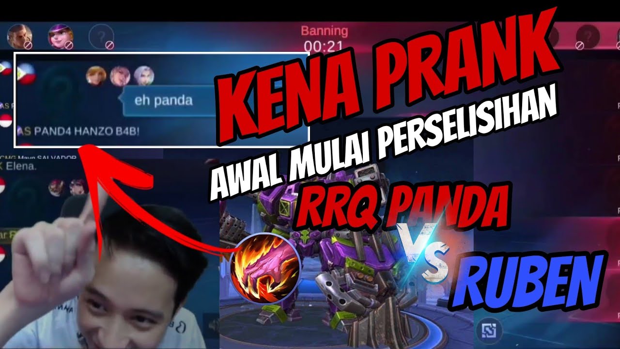 BAPER AFA Gaming Vs Ruben - Kena Prank Sampai Mau Dicari - Awal Mula Perselisihan RRQ Panda x Ruben