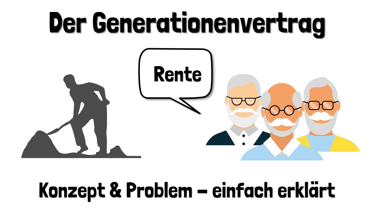 Der Generationenvertrag - Einfach erkl&auml;rt & Probleme sowie L&ouml;sungen