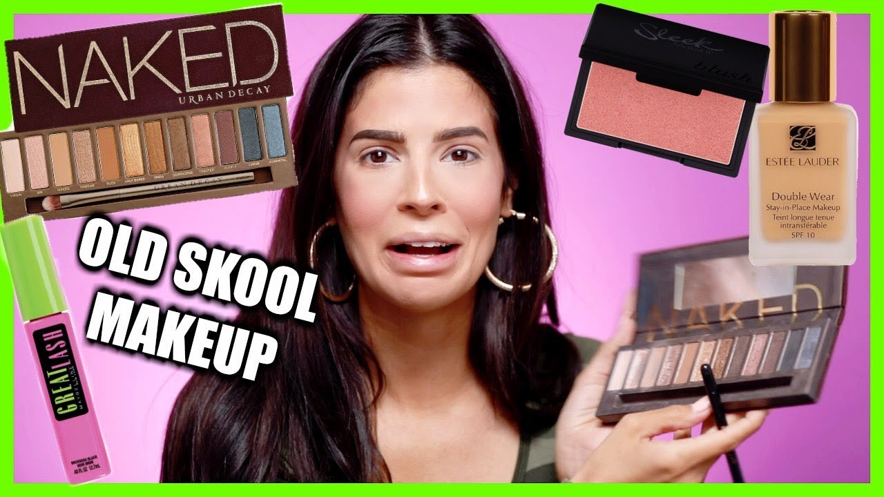 OLD SKOOL BEAUTY GURU MAKEUP... what were we thinking?