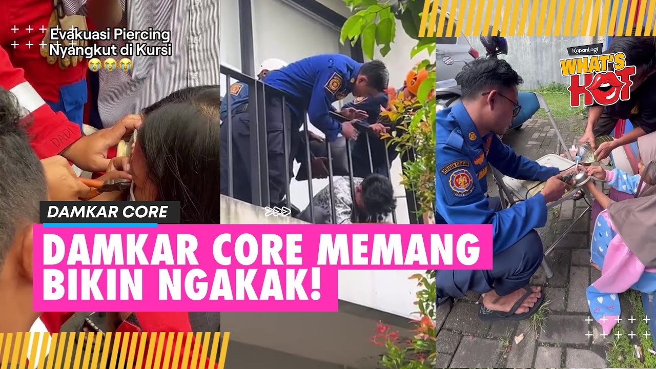 Damkar Core! Kompilasi Paling Ngakak di Tiktok -  Kepala Terjepit Sampai Piercing Nyangkut Di Kursi