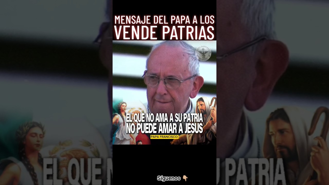 Mensaje del Papa Francisco a los besa botas extranjeras