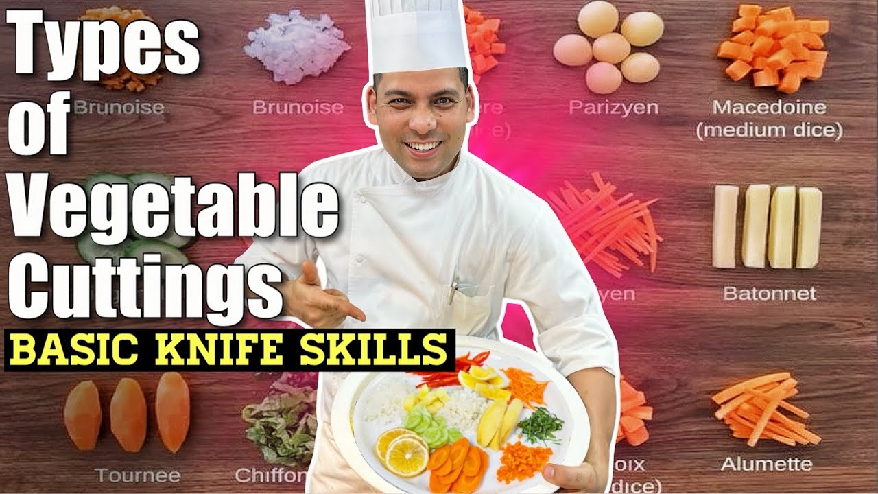 Best Knife Skills for vegetables cuttings : Types of vegetable cutting : Desivloger