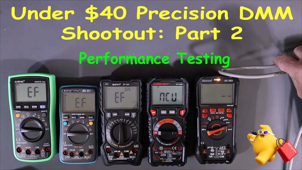 Uni-Byte 0293 - Under $40 AliExpress Precision DMM Shoot out.  Part 2 of 3.