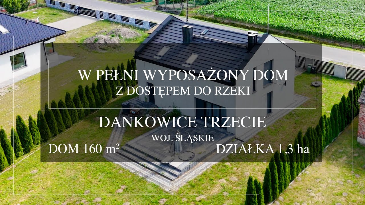 W pełni wyposażony dom | 119 m2 | Działka 1,26 ha z dostępem do rzeki