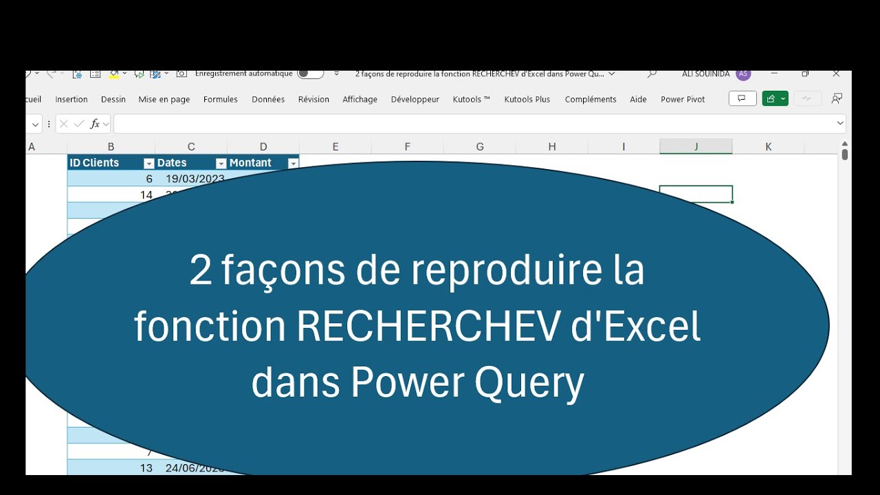 2 façons de reproduire la fonction RECHERCHEV d'Excel dans Power Query
