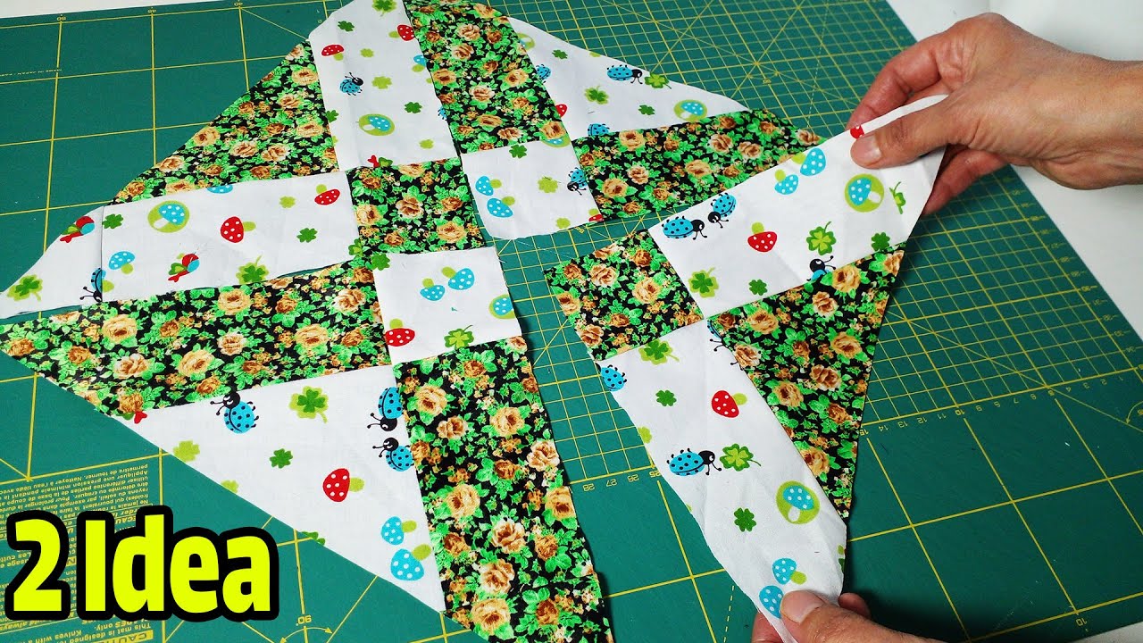 2 Stunning Sewing Techniques with Fabric Scraps for Beginners