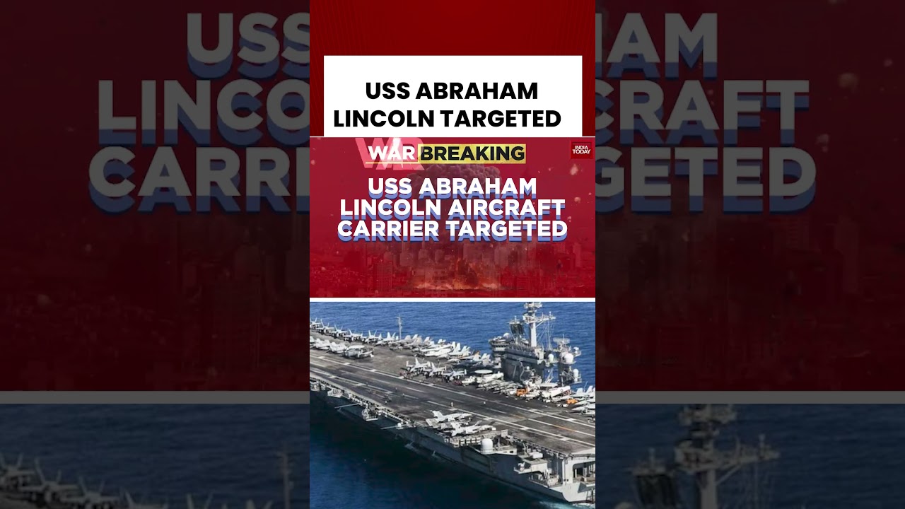 Israel Attacks Iran: Tehran Fires Ballistic Missiles At USS Abraham Lincoln | Trump | Netanyahu