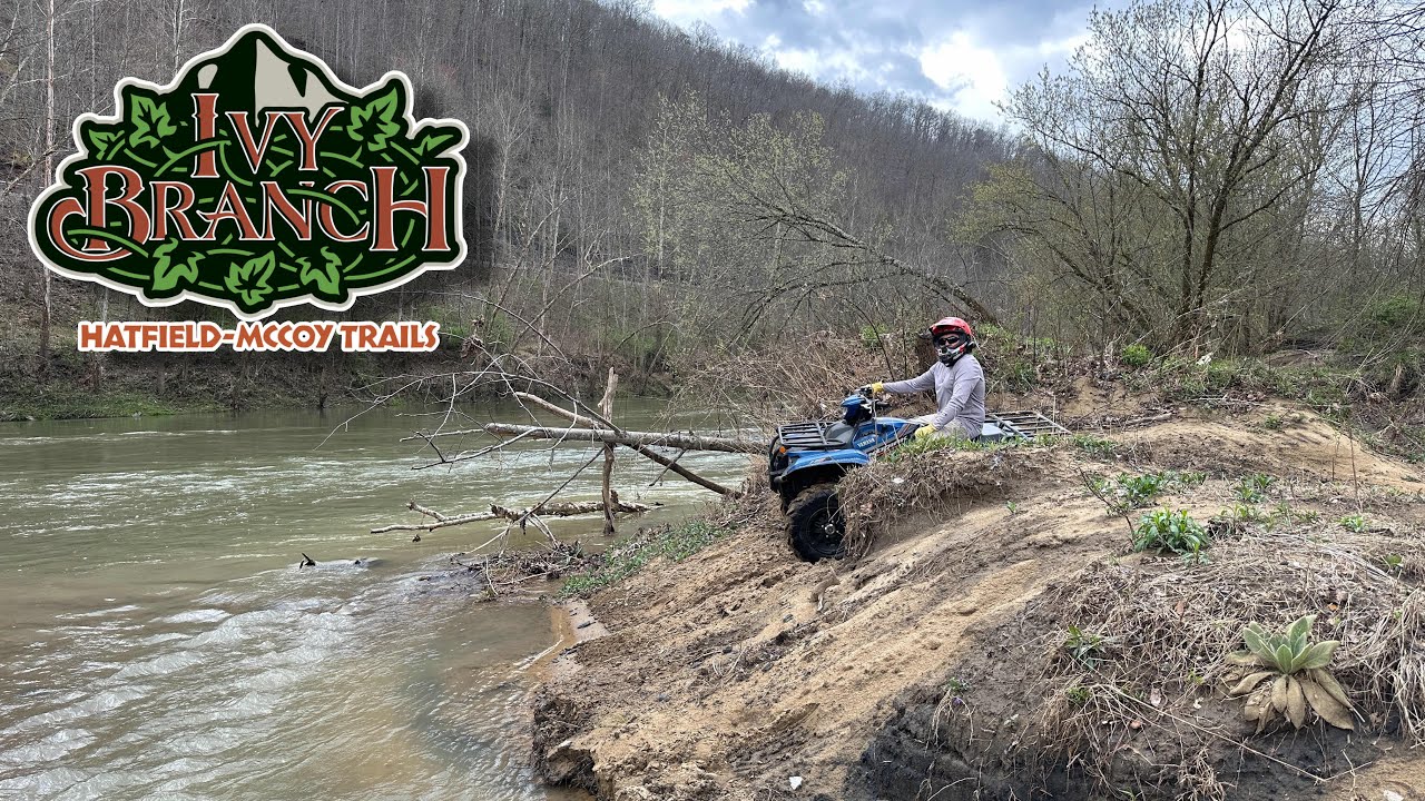 Ivy Branch ATV Trail System: Trails 15, 13 & 18 : Yamaha Kodiak 700s: Hatfield McCoy