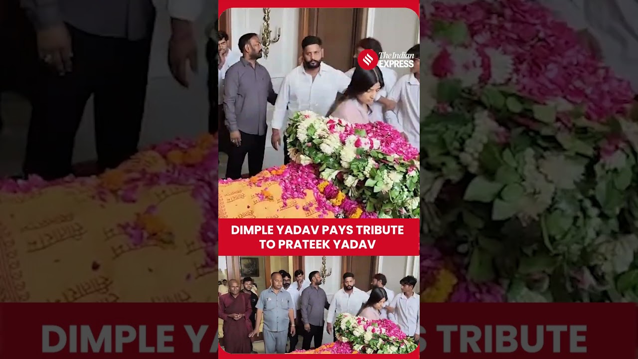 Samajwadi Party MP Dimple Yadav Pays Tribute To Late Brother In Law Prateek Yadav