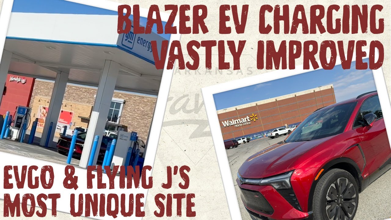 Эпичное обновление кривой зарядки Blazer EV продемонстрировано на самой уникальной станции EVgo о...