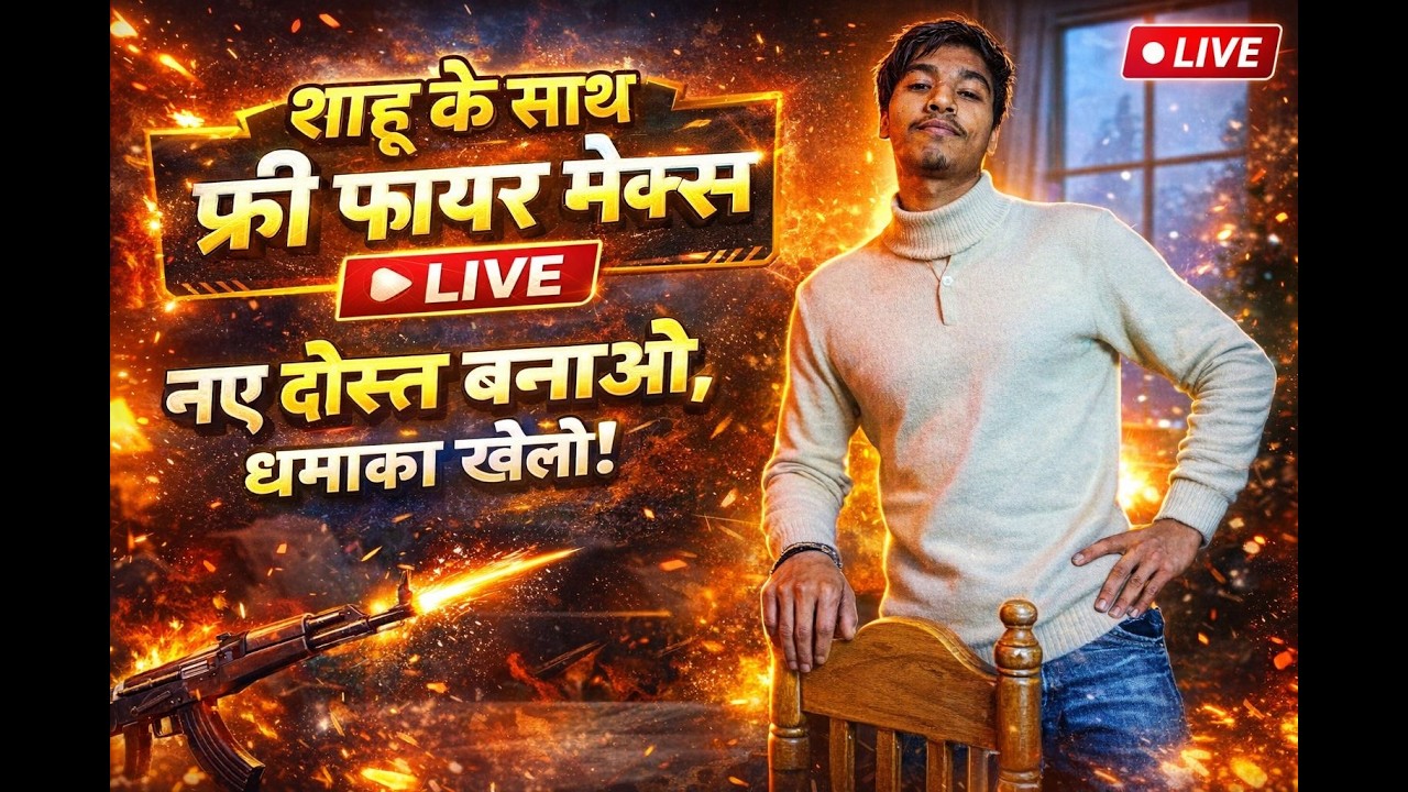 FREE FIRE LIVE STREAM IT SHAHU GMR JALDI AA JAO SAB KO FRIEND ME LE RAHA HA