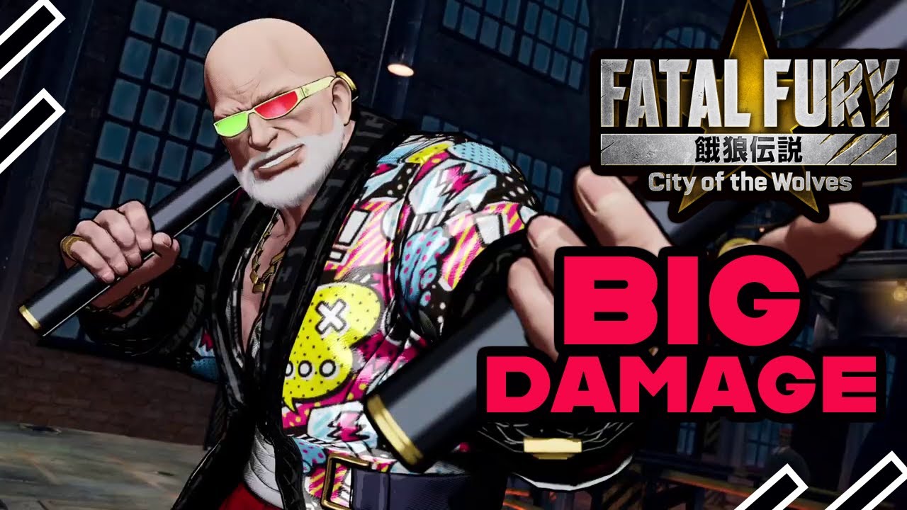 Урон, наносимый Мистером Бигом, в Fatal Fury: City of the Wols просто невероятен.