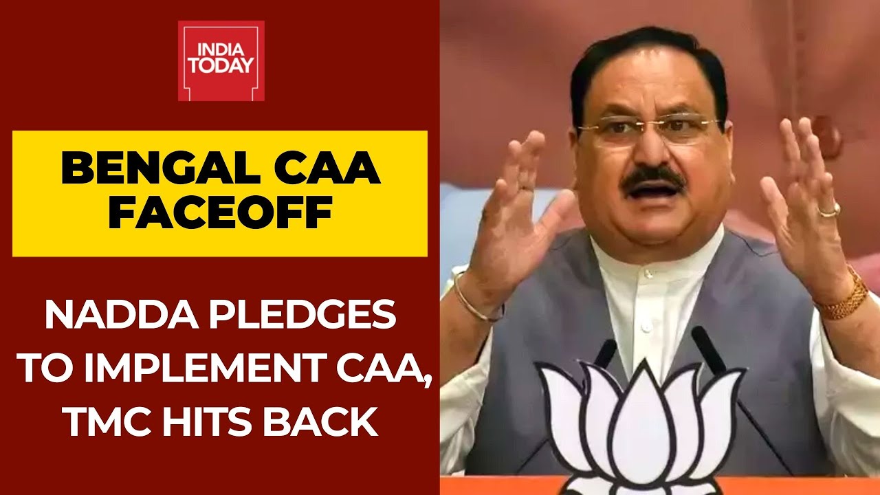 BJP Chief JD Nadda Pledges To Implement CAA Soon; TMC MP Mahua Moitra Hits Back