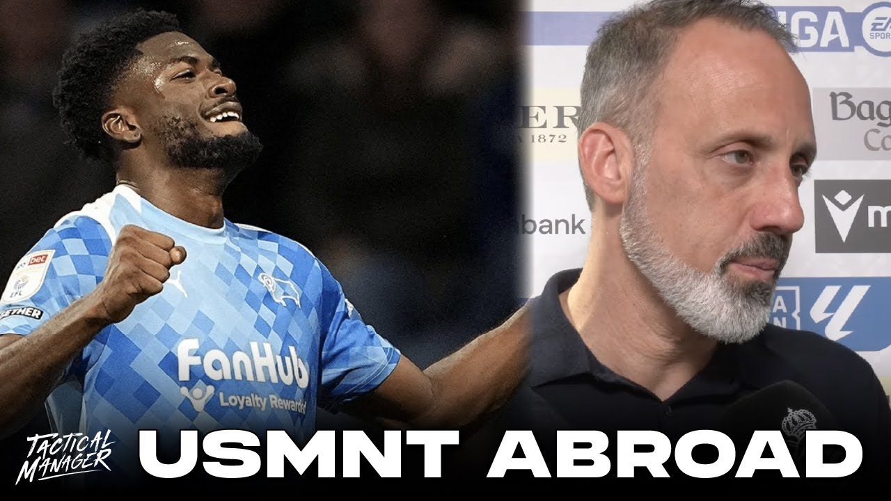 Agyemang SAVES DERBY County | P. Matarazzo STUNS Barcelona | Weah SCORES | USMNT Abroad