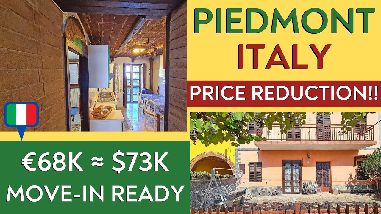 PRICE REDUCTION in PIEDMONT ITALY | Surprising Italian House for Sale
