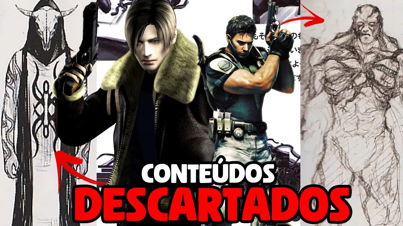 CONTEÚDOS DESCARTADOS DE RESIDENT EVIL 4 E 5