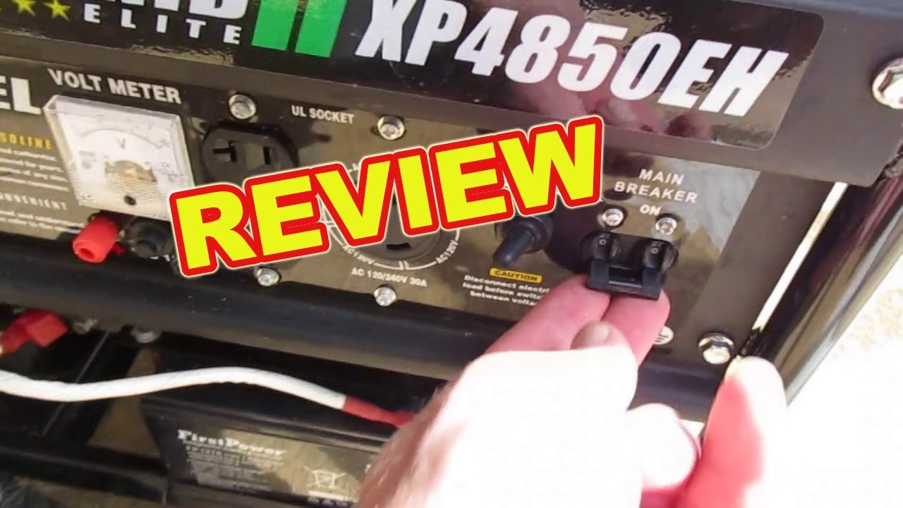 2019 Review Duromax XP4850EH 4850 Starting Watts Dual Fuel Electric Start Portable Generator