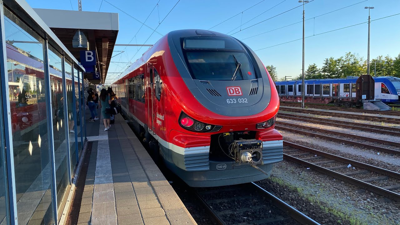 Mit dem Pesa Link Br 633 von Sonthofen nach Buchloe mit max. 140 km/h