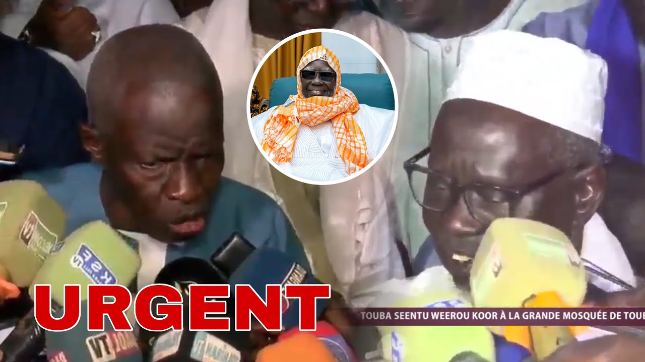 🔴Urgent Touba Déclaration Weer Koor gui Seentou Weer Wi à la Grande Mosquée de Touba 18 Février 2026