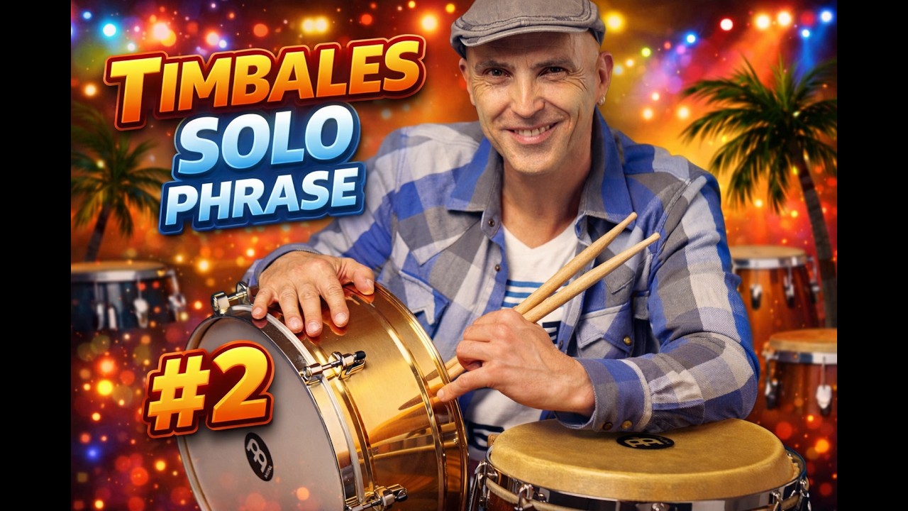 🔥 TIMBALES SOLO PHRASE #2 (Salsa / Timba) + FREE PDF