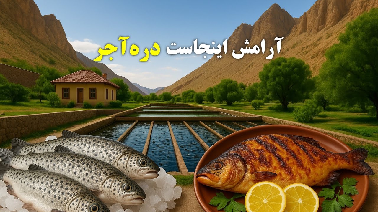 سفر به دل طبیعت، آرامش اینجاست، فارم ماهی آجر ولسوالی کُهمرد بامیان، باکیفیت‌ترین ماهی در افغانستان.
