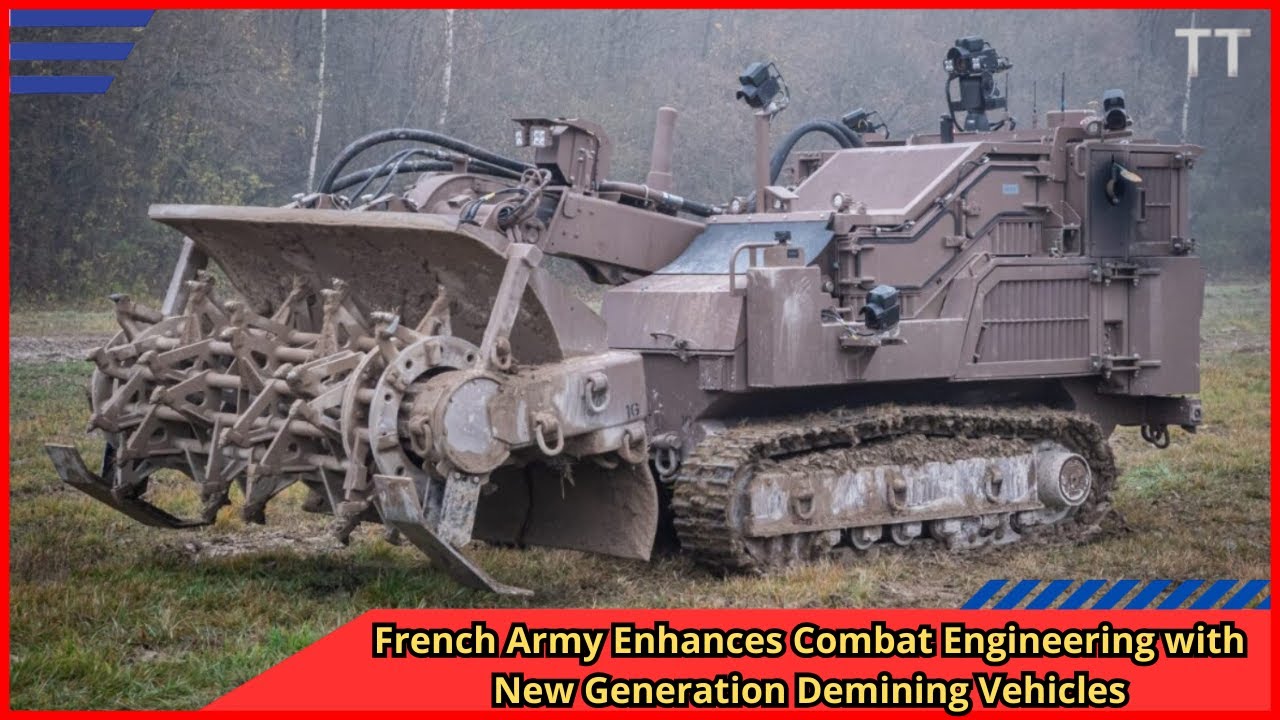 French Army Enhances Combat Engineering with New Generation Demining Vehicles