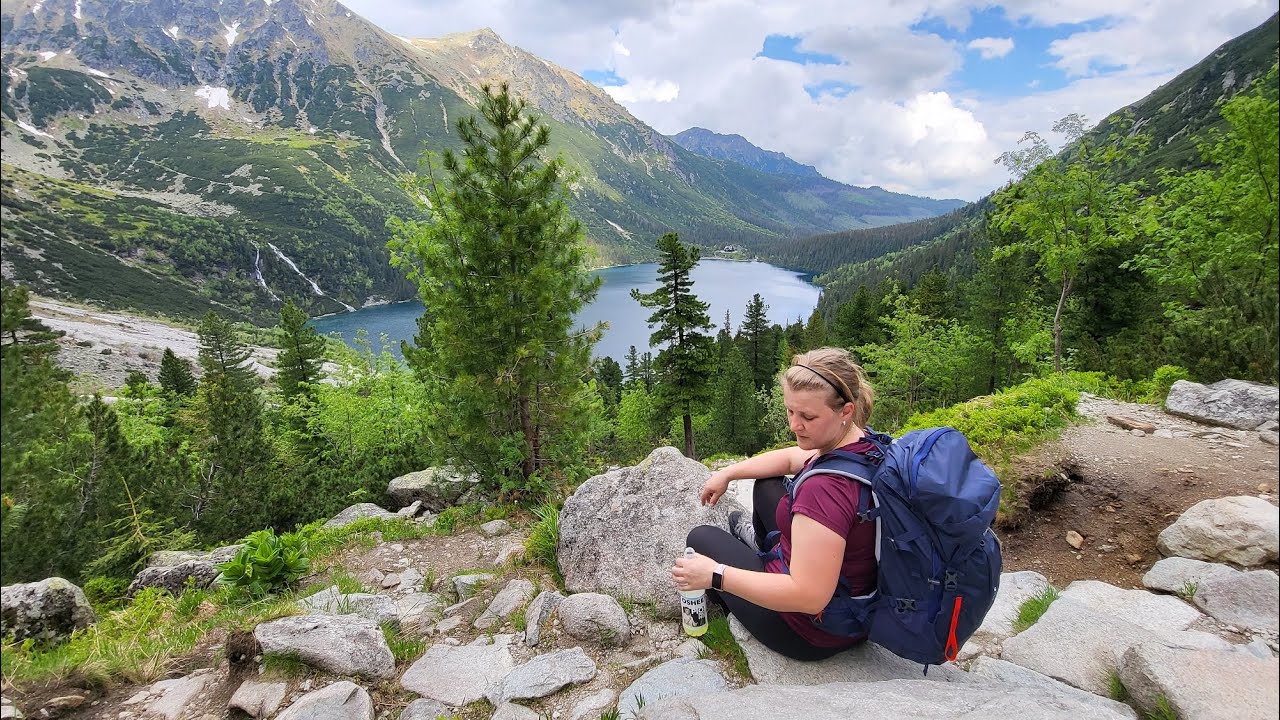 MORSKIE OKO, TATRY, czarny staw pod rysami, największe i najpiękniejsze jezioro w TATRACH