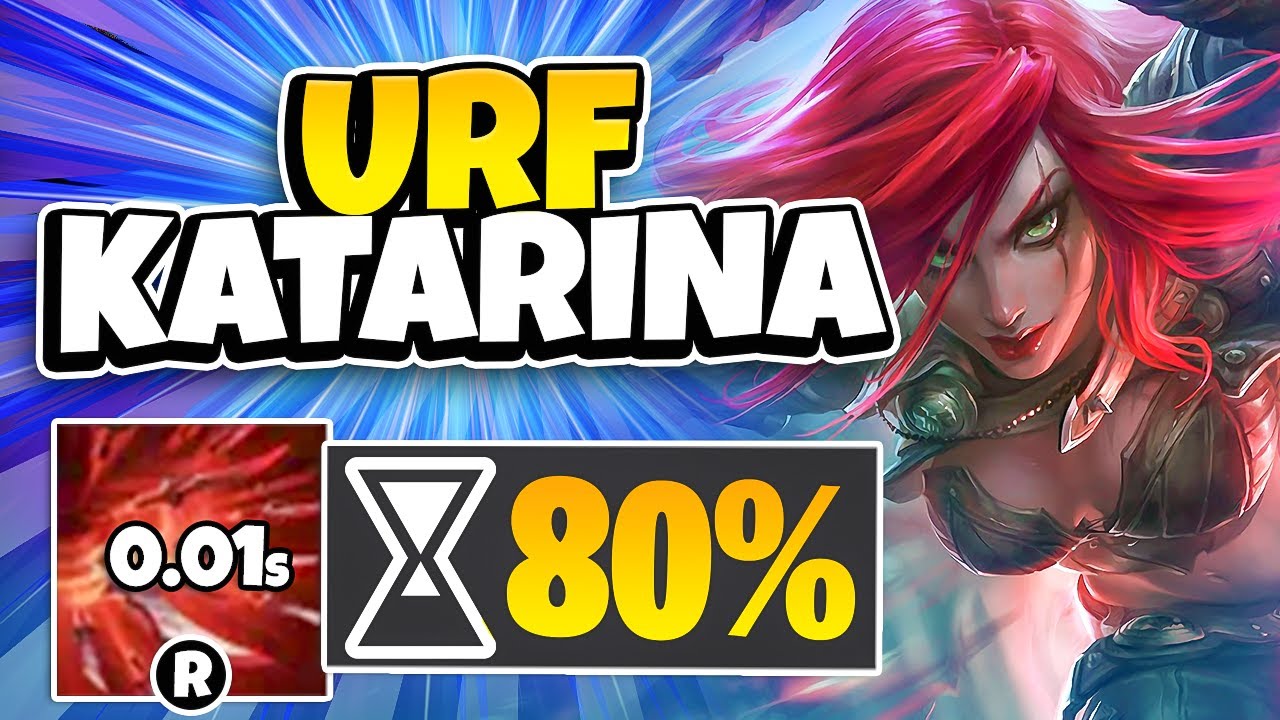 *ULT 5 TIMES IN 1 FIGHT* URF KATARINA INSTA RESETS R EVERY KILL