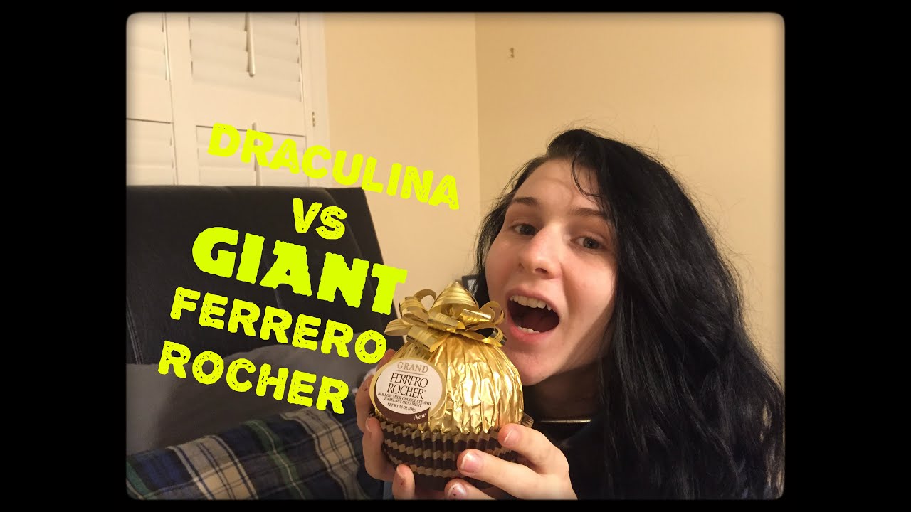 Draculina Vs. Ferrero Rocher Grand (Unboxing and Consumption)