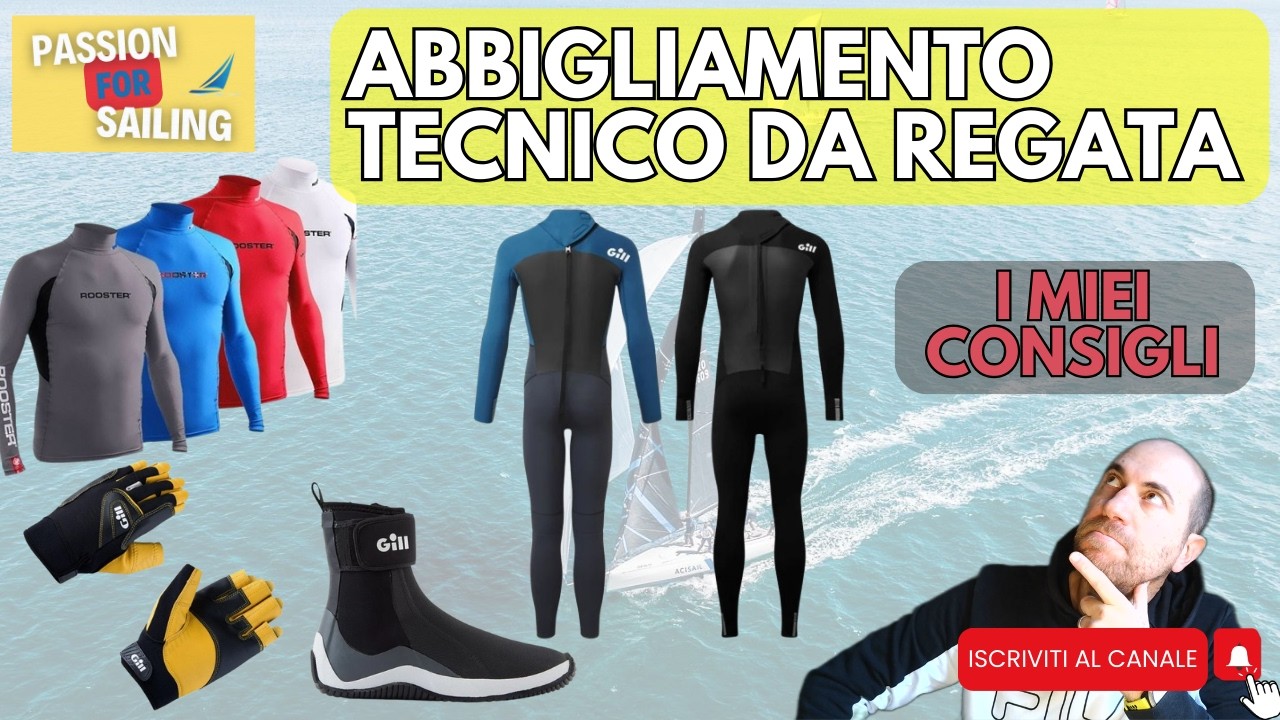 ABBIGLIAMENTO TECNICO PER LA VELA | MUTE, GUANTI, SCARPE, MAGLIE #vela  #decathlon #regata #sailing