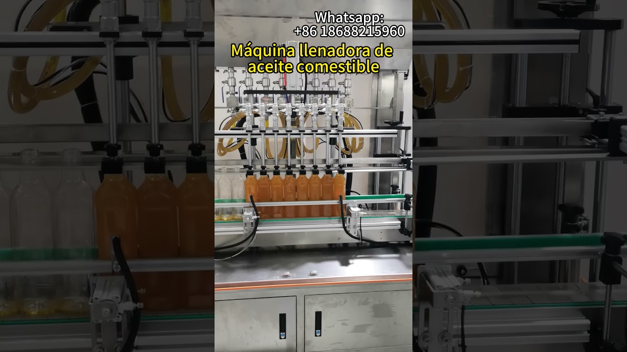 M&aacute;quina llenadora de aceite comestible