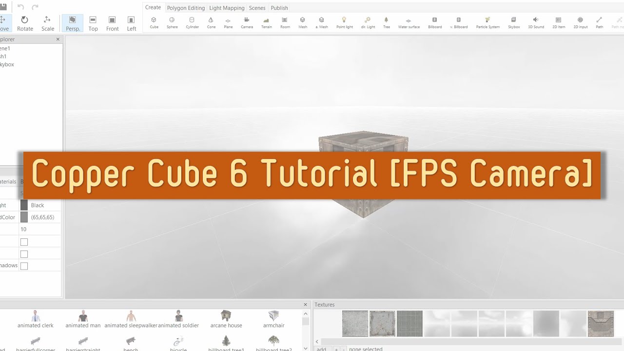 Copper Cube 6 Tutorial - FPS Camera