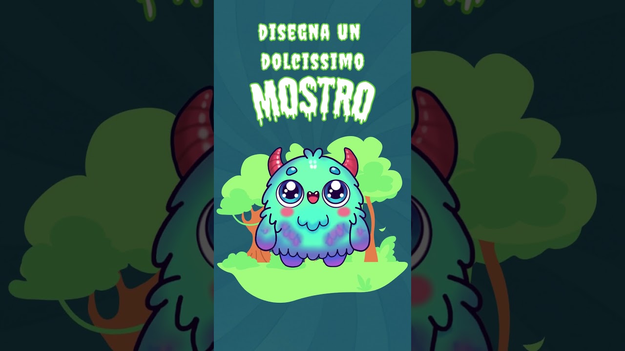 Disegna un MOSTRICIATTOLO SUPER CUTE! 👾💖 