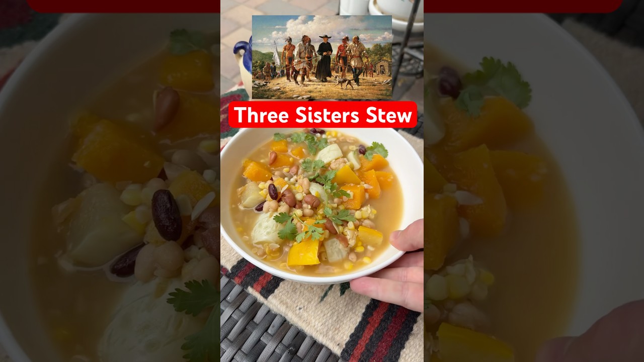 Three Sisters Stew from the Iroquois Confederacy #recipes #foodhistory #cooking