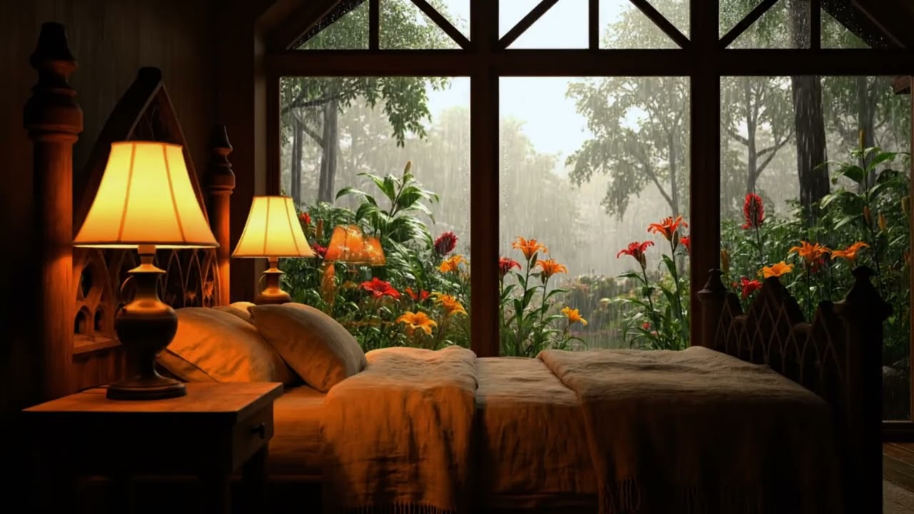 3 Hours Cozy Rain Sounds 🌧️ | Deep Sleep & Stress Relief Ambience